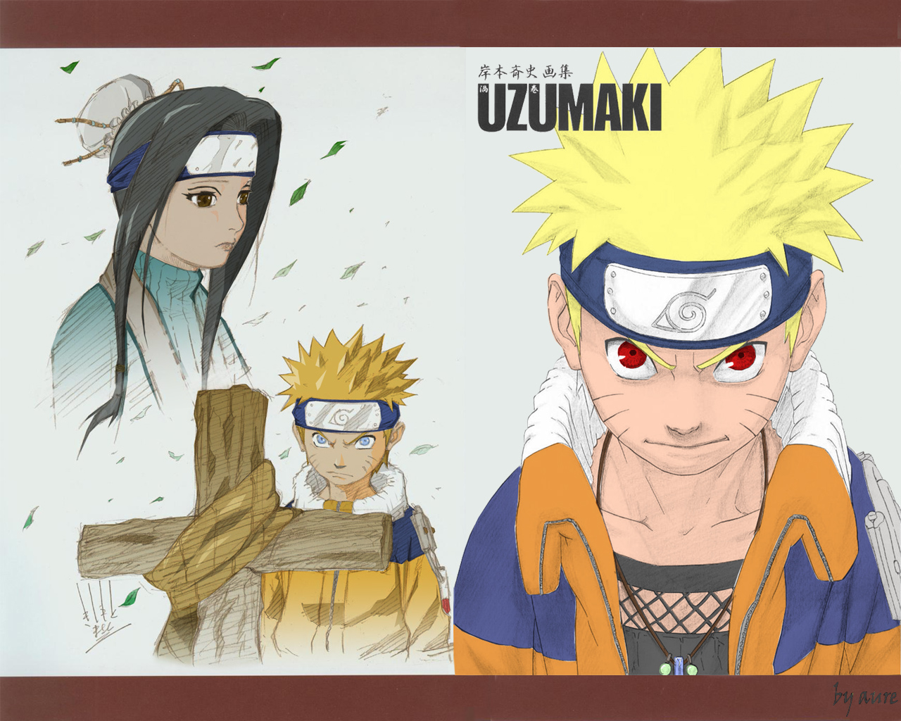 Fonds d'cran Manga Naruto enterrement de haku