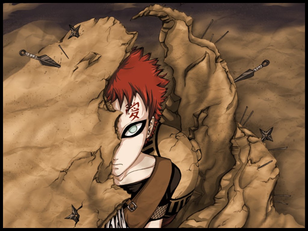 Fonds d'cran Manga Naruto Gaara