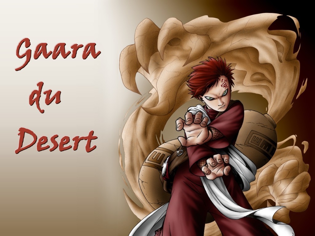 Wallpapers Manga Naruto Gaara du Dsert