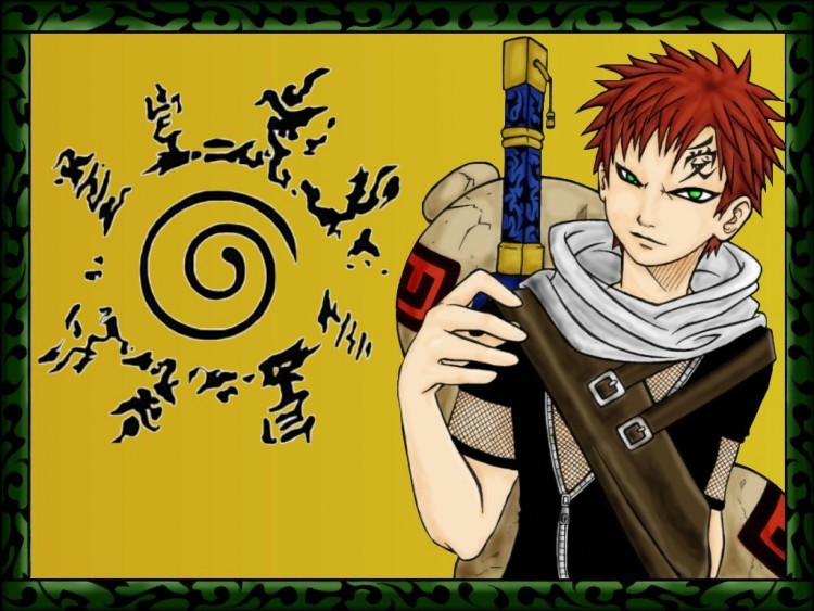 Fonds d'cran Manga Naruto Gaara du Dsert