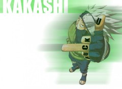 Fonds d'cran Manga Kakashi te montre un doigt