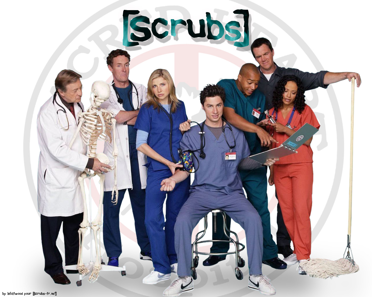 Wallpapers TV Soaps Scrubs Scrubs staff