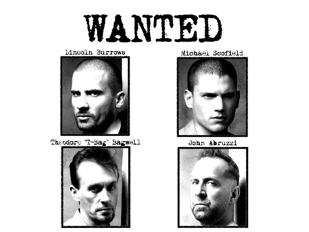 Fonds d'cran Sries TV Prison Break Wanted