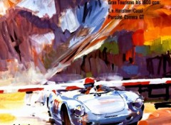 Fonds d'cran Art - Peinture The 1958 Targa Florio ...