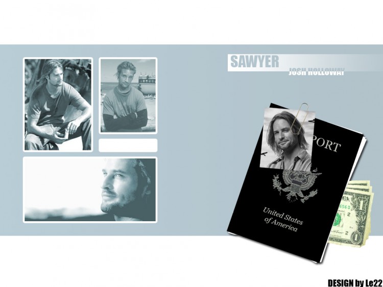 Fonds d'cran Sries TV Lost, les Disparus Sawyer By Le22