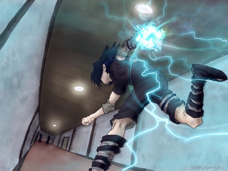 Fonds d'cran Manga Naruto Chidori !!!