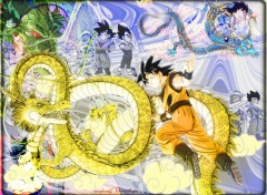 Fonds d'cran Manga Goku et Shenron