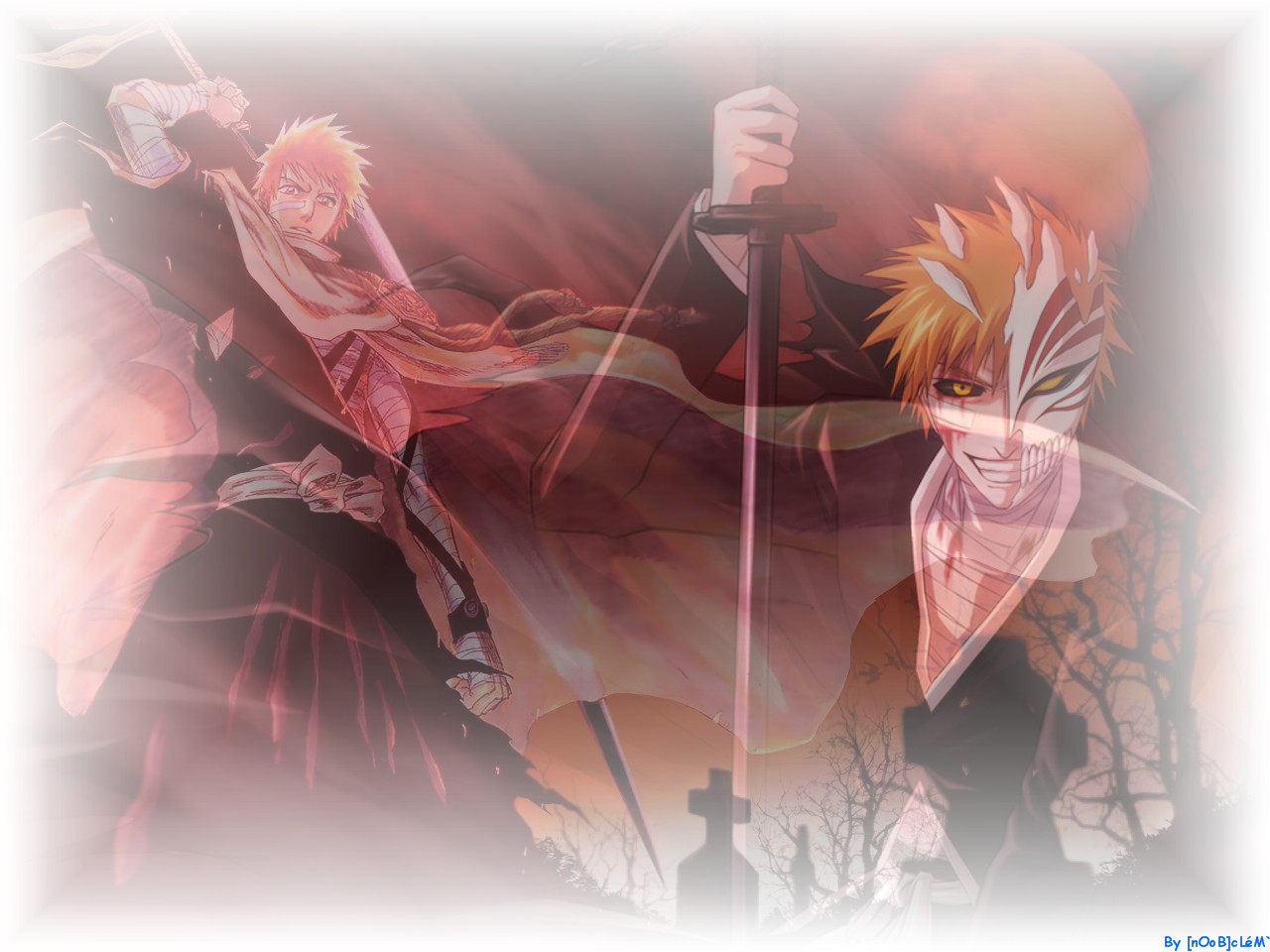 Fonds d'cran Manga Bleach Ichigohollow