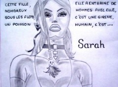 Fonds d'cran Art - Crayon Sarah