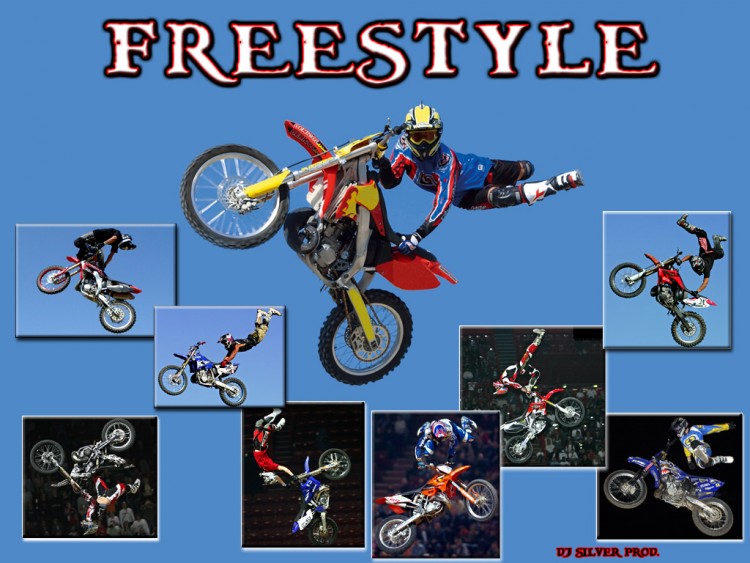 Fonds d'cran Motos Motocross freestyle