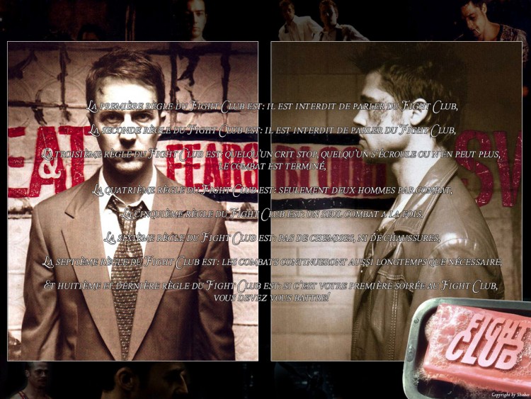 Wallpapers Movies Fight Club fIGHT cLUB