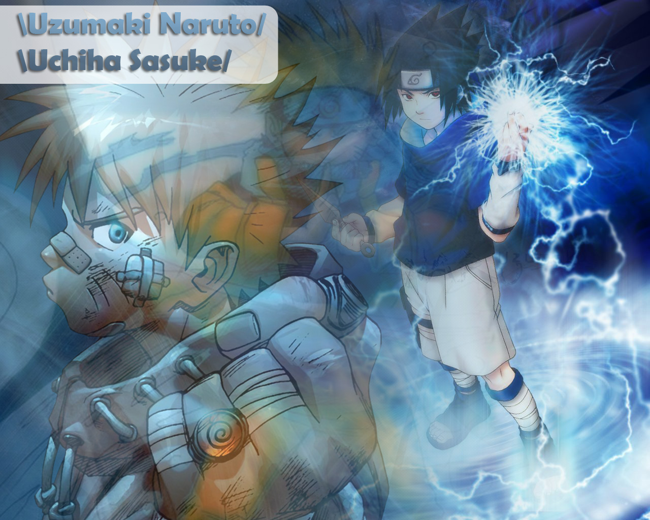 Wallpapers Manga Naruto Uchiha Sasuke/Uzumaki Naruto