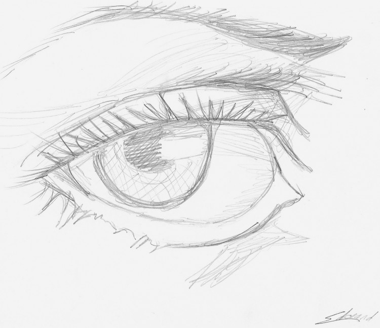 Wallpapers Art - Pencil Eyes oeil