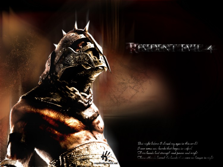 Wallpapers Video Games Resident Evil 4 le monstre