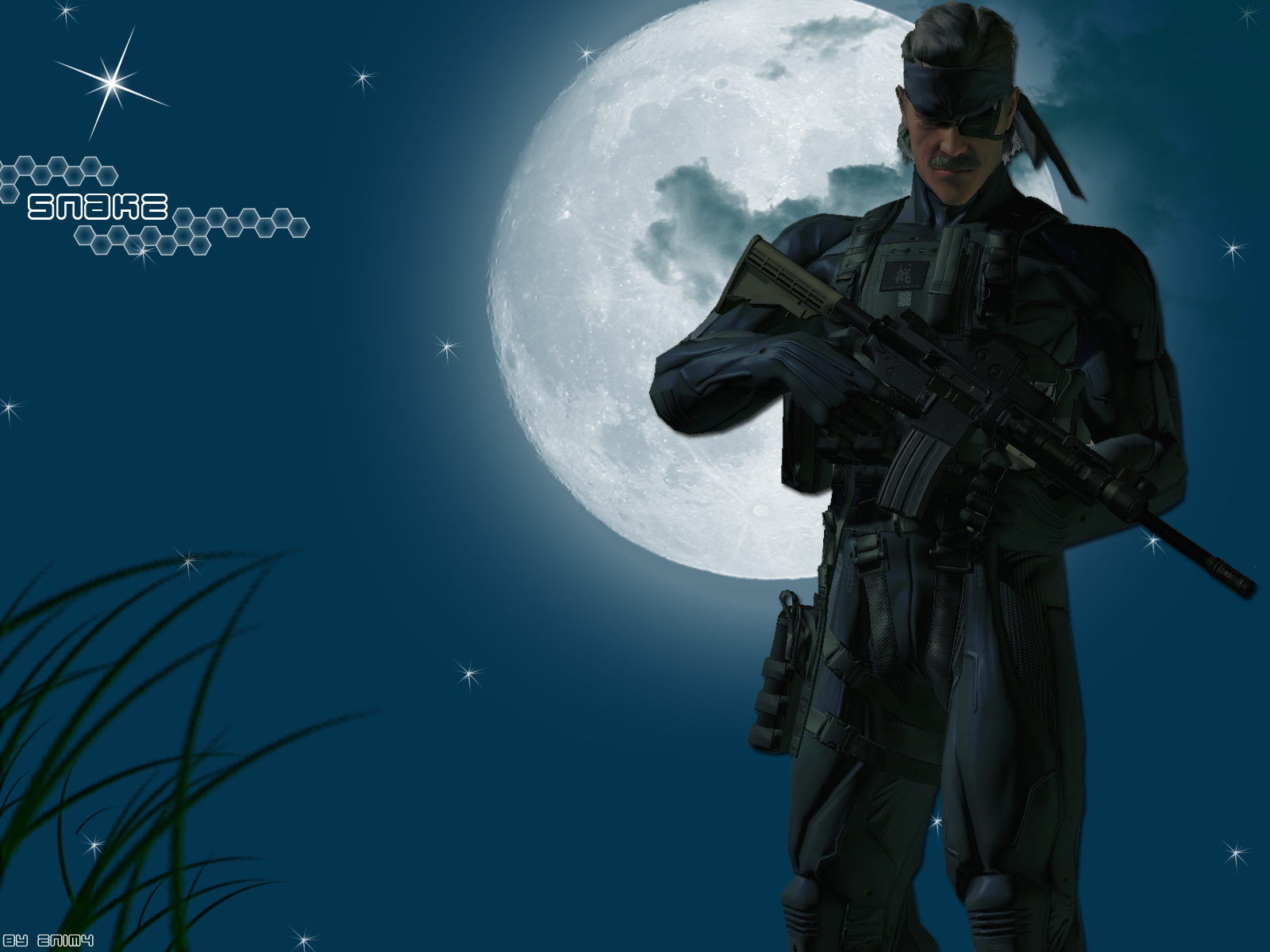 Fonds d'cran Jeux Vido Metal Gear Solid 4 Snake dans un monde plus paisible que celui du jeu !