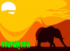 Wallpapers Digital Art protecting earth series - elephant