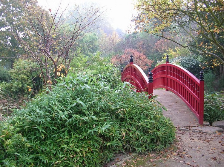 Fonds d'cran Nature Parcs - Jardins Pont japonais