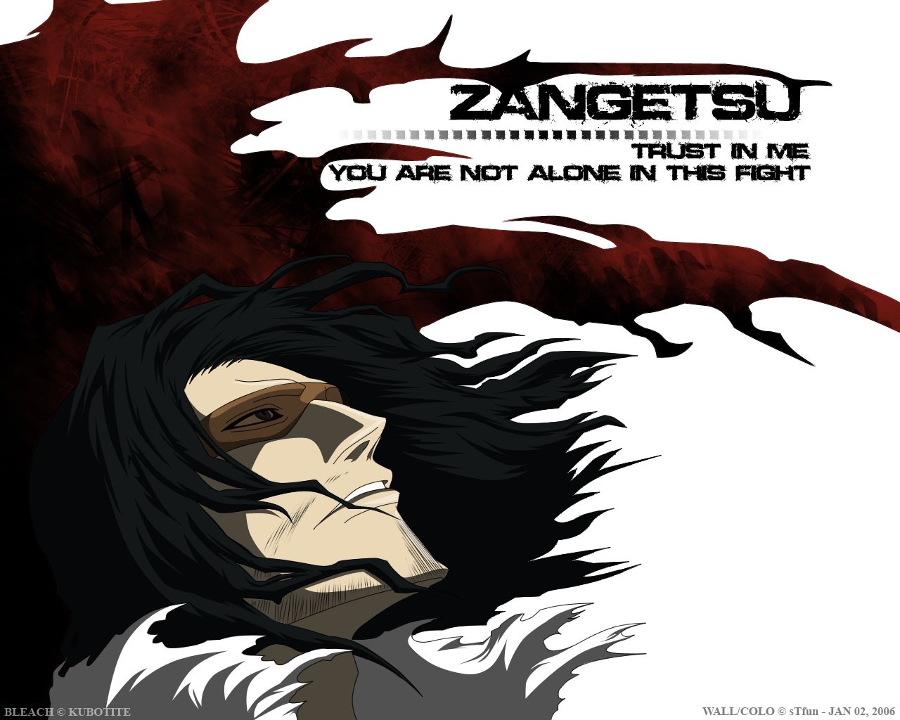 Fonds d'cran Manga Bleach zangetsu