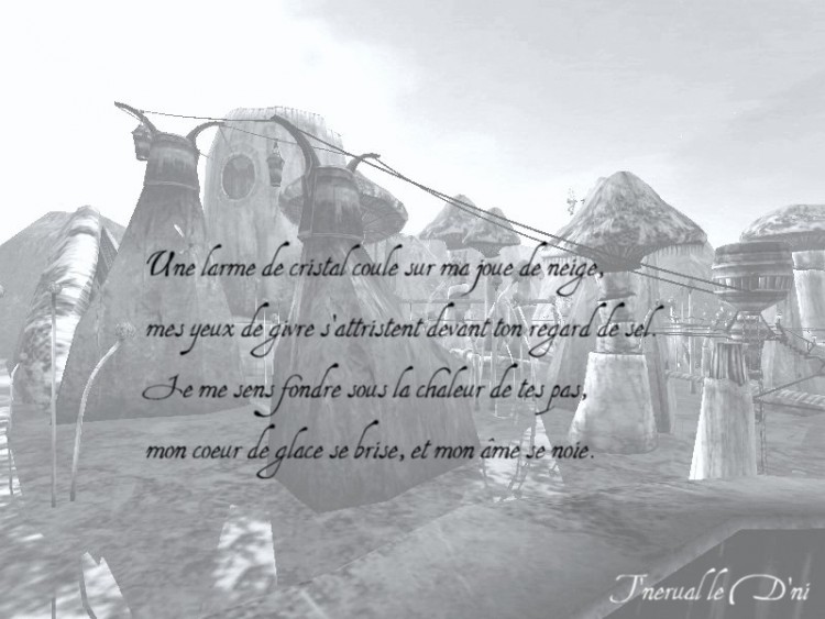 Wallpapers Digital Art Poetry - Texts Neige