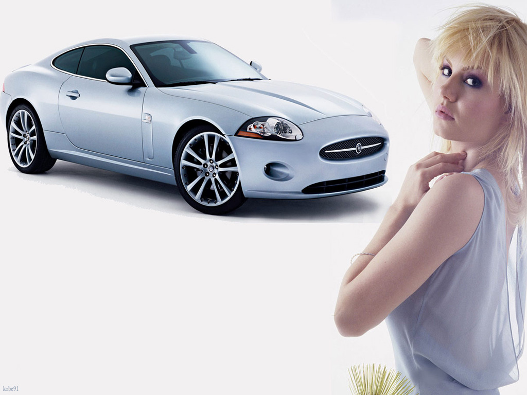 Fonds d'cran Clbrits Femme Elisha Cuthbert Elisha & Jaguar1