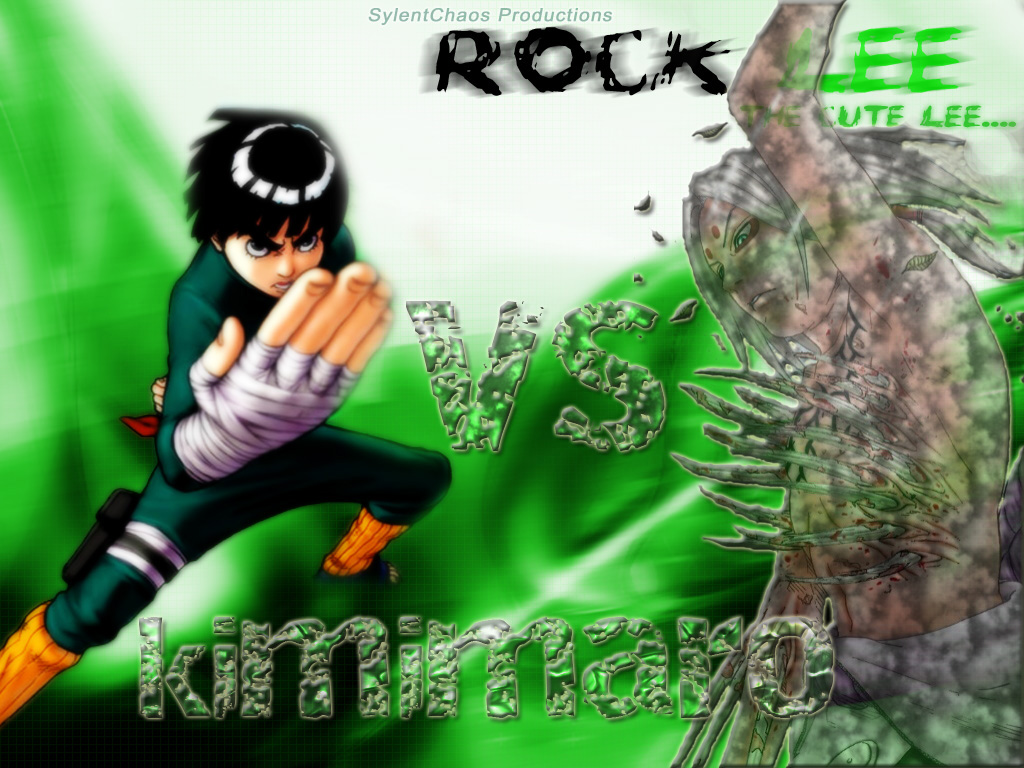 Wallpapers Manga Naruto kimimaro vs rock lee