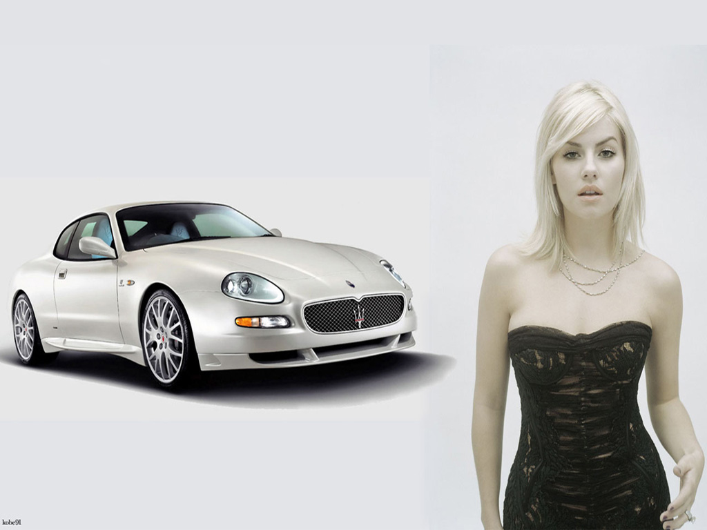 Fonds d'cran Clbrits Femme Elisha Cuthbert Elisha & Maserati3