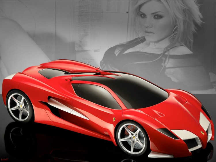 Wallpapers Celebrities Women Elisha Cuthbert Elisha & Ferrari2