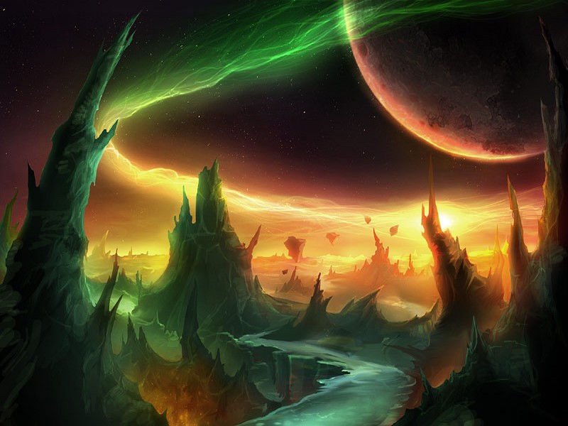 Wallpapers Video Games World of Warcraft : The Burning Crusade L'outre terre