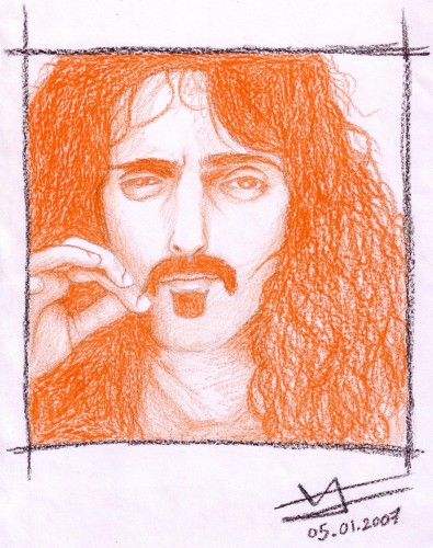 Wallpapers Art - Pencil Music Frank Zappa