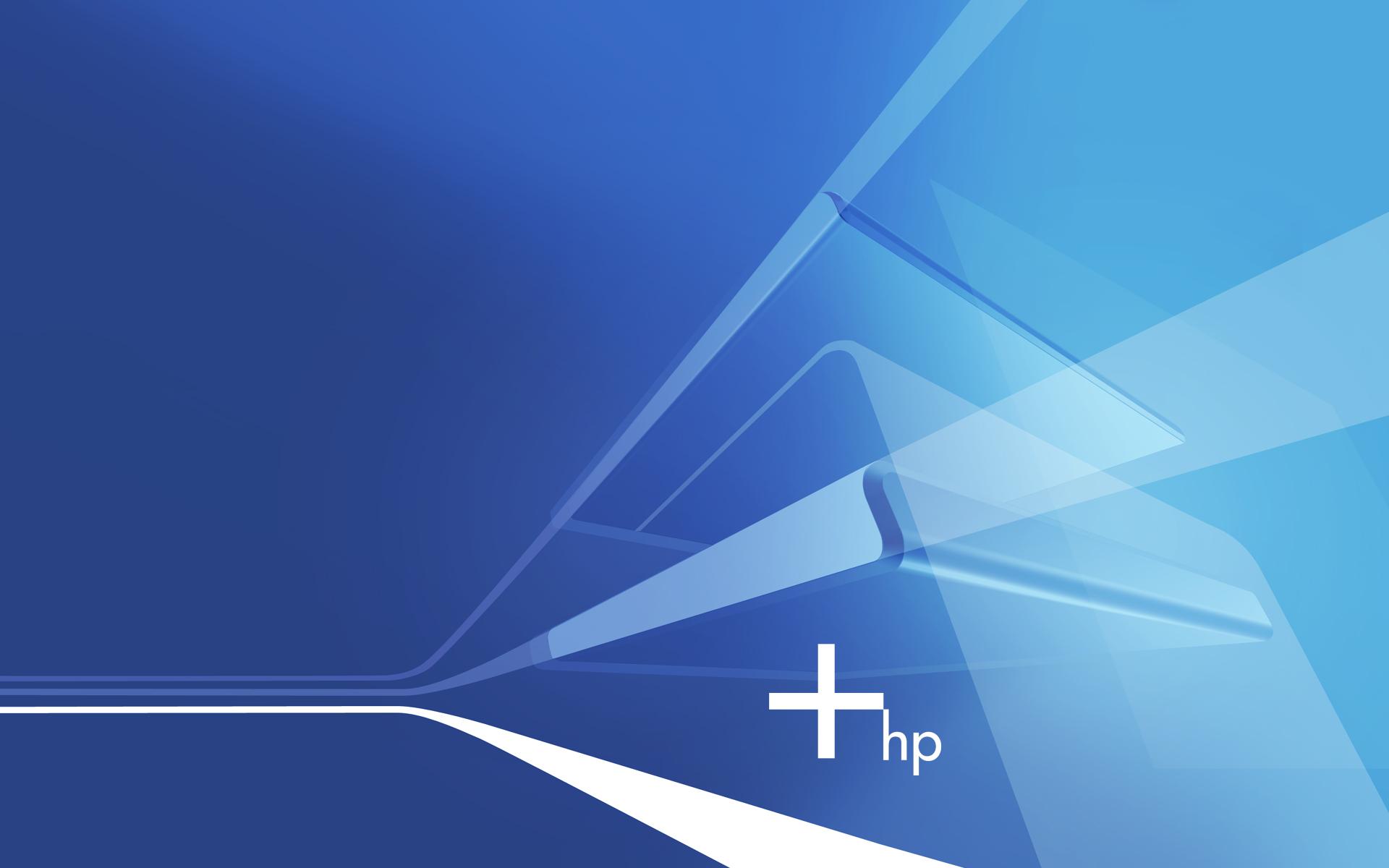 Wallpapers Computers HP Blue Sonic