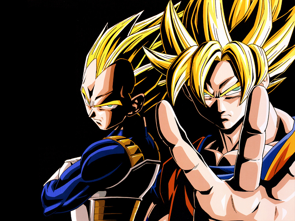 Fonds d'cran Manga Dragon Ball Z Vegeta-Goku