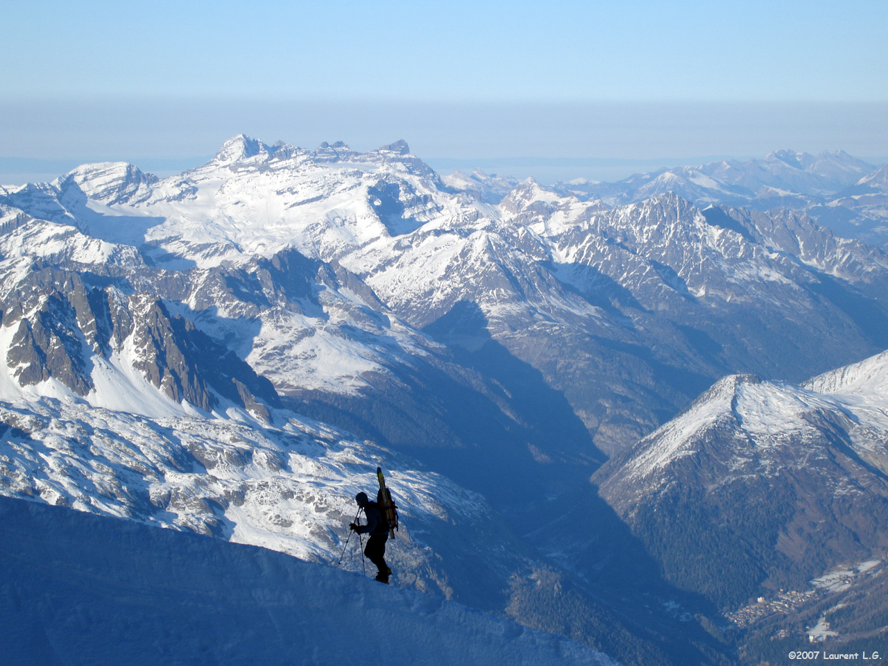 Fonds d'cran Nature Montagnes Sensation de vertige!