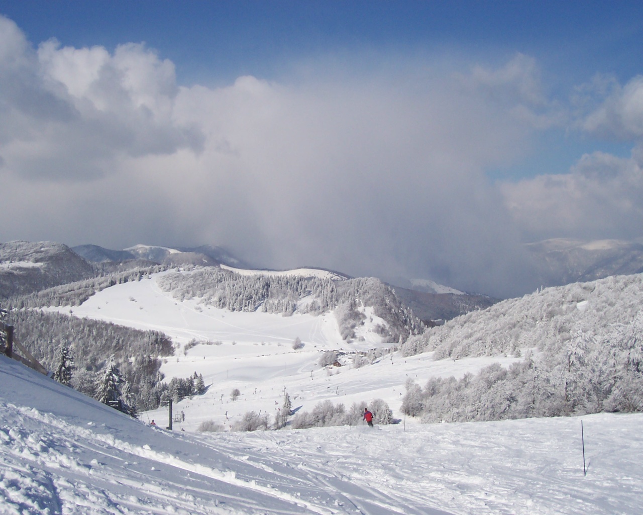 Wallpapers Nature Saisons - Winter Rouge Gazon Vosges