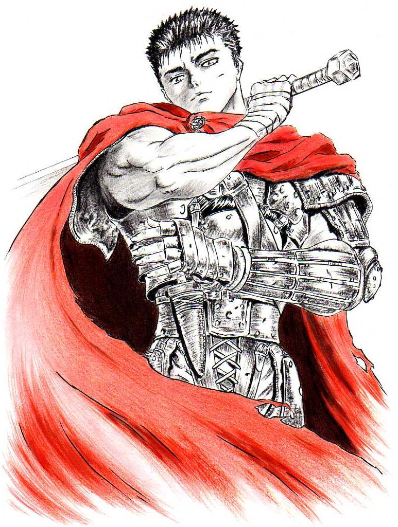 Fonds d'cran Art - Crayon Manga - Berserk Guts