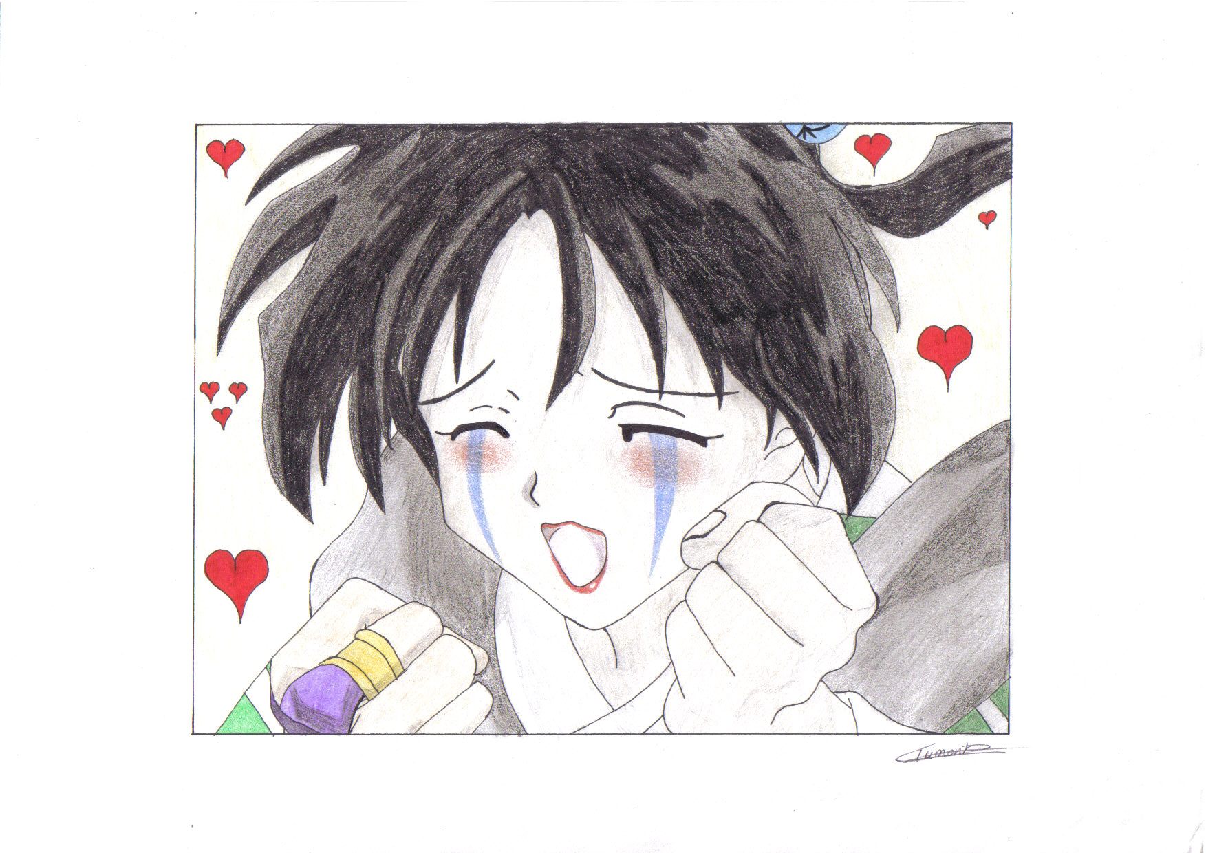 Fonds d'cran Art - Crayon Manga - Inu Yasha Le Jako-Love