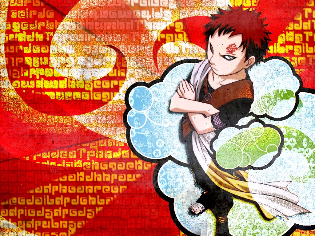 Fonds d'cran Manga Naruto Gaara