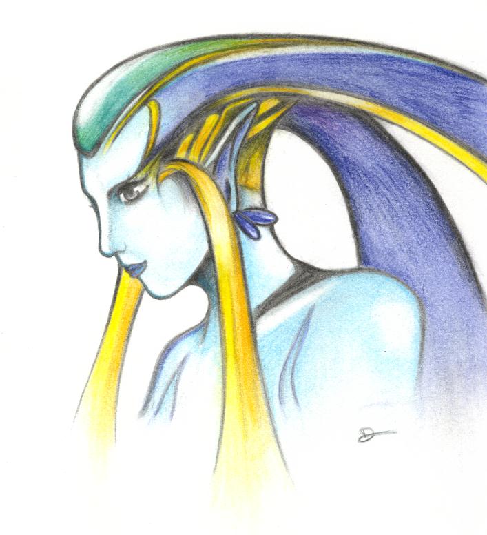 Wallpapers Art - Pencil Video games Shiva FF8