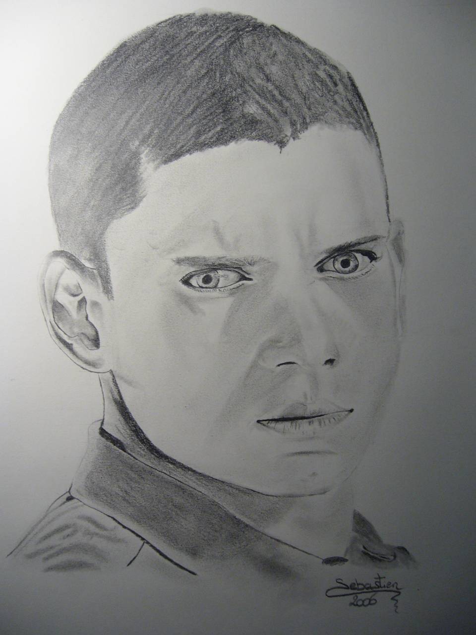 Fonds d'cran Art - Crayon Portraits Wentworth Miller