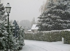 Fonds d'cran Nature CHAPONNAY (Rhne) sous la neige -Dcembre 2006