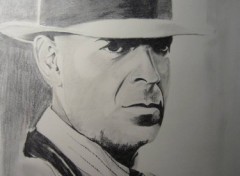 Fonds d'cran Art - Crayon Bruce Willis