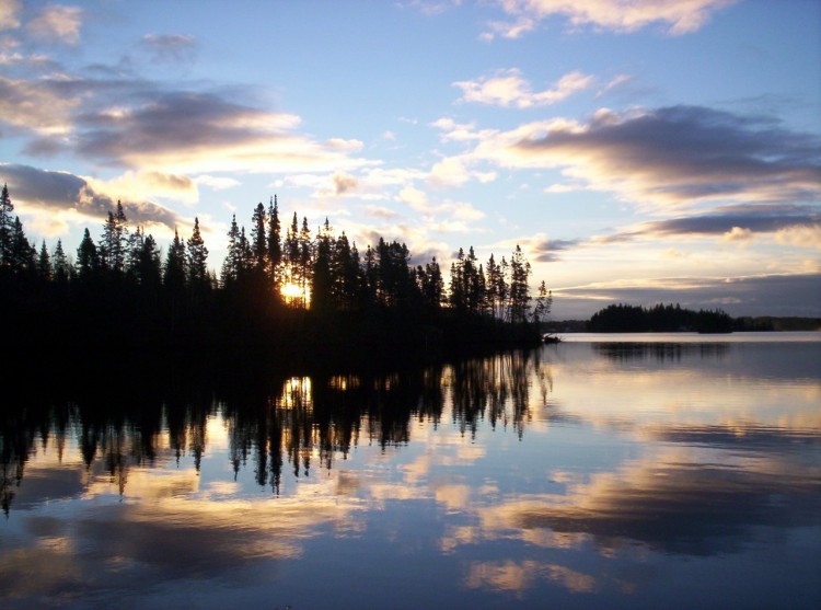 Wallpapers Nature Water - Reflection lac canadien