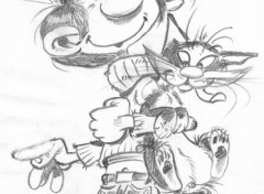 Wallpapers Art - Pencil gaston lagaffe