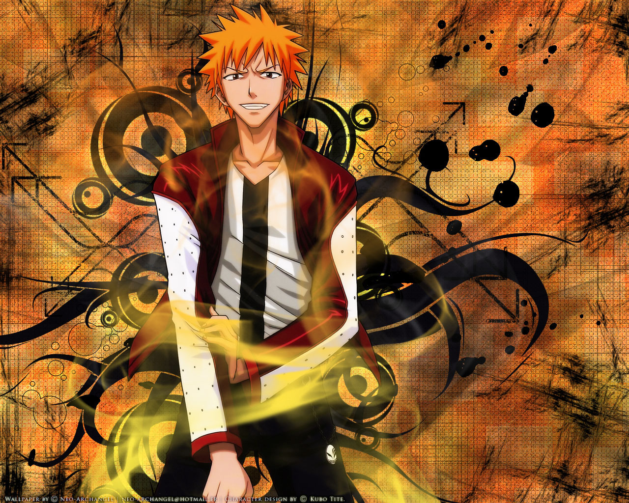 Fonds d'cran Manga Bleach Soft Ichigo