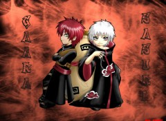 Fonds d'cran Manga gaara et sasori