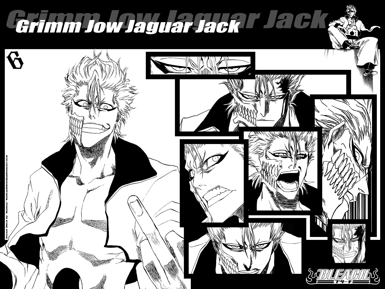 Wallpapers Manga Bleach Ruthay Bleach Grimm Jow Jaguar Jack 01