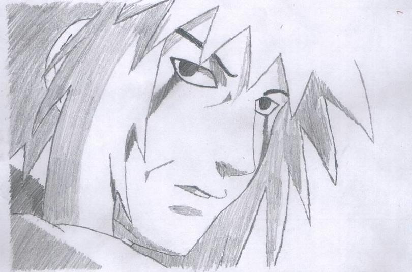 Wallpapers Art - Pencil Manga - Naruto Jiraya