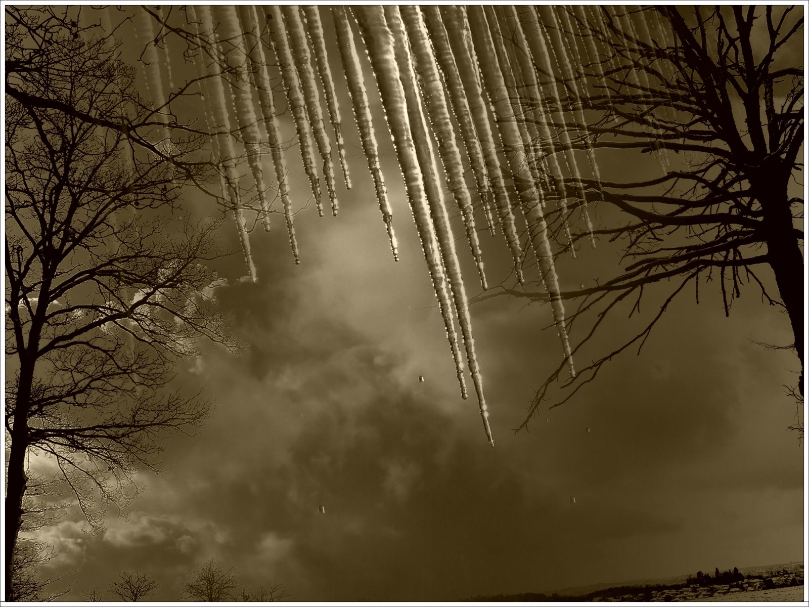 Wallpapers Nature Skies - Clouds Composition hivernale