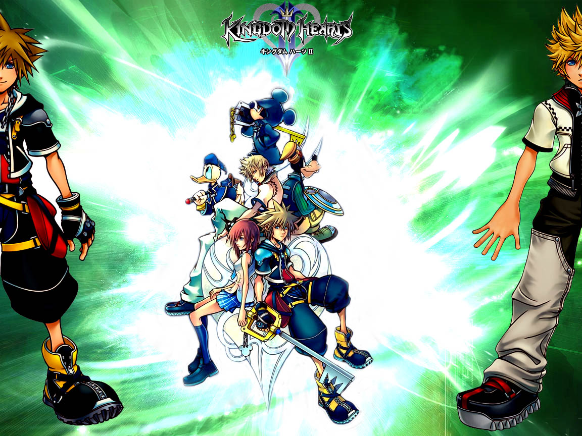 Fonds d'cran Jeux Vido Kingdom Hearts II Personnages principaux