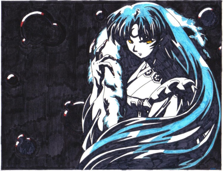 Fonds d'cran Art - Crayon Manga - Inu Yasha Sesshmaru