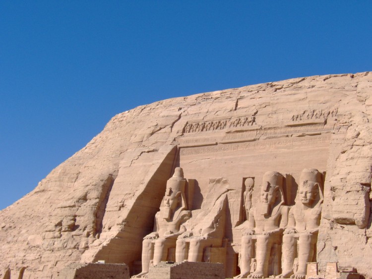 Fonds d'cran Voyages : Afrique Egypte Le Temple d'Abou Simbel